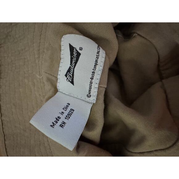 Budweiser Distressed Khaki Packable Bucket Hat - Picture 5 of 5